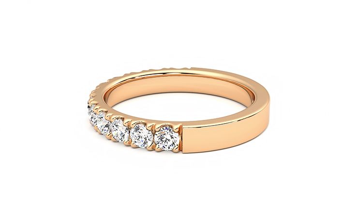 Taylor & Hart Violet Wedding Ring 360 degree image 20