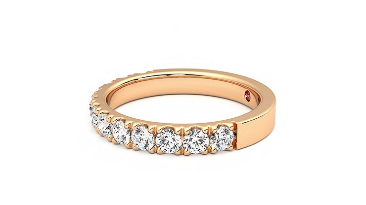 Taylor & Hart Violet Wedding Ring 360 degree image 22
