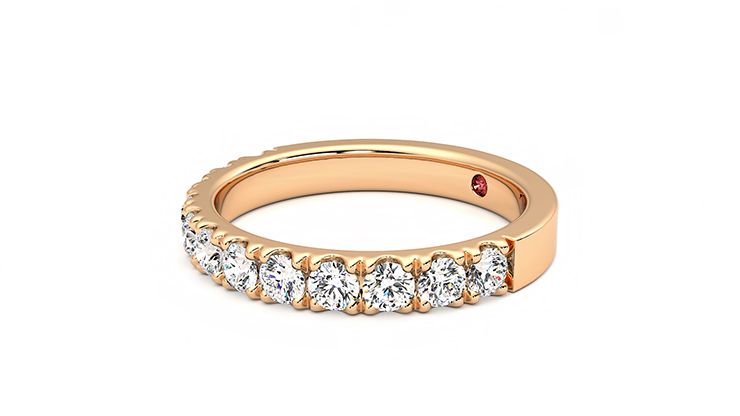 Taylor & Hart Violet Wedding Ring 360 degree image 23