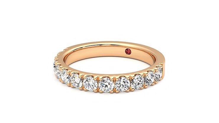 Taylor & Hart Violet Wedding Ring 360 degree image 25
