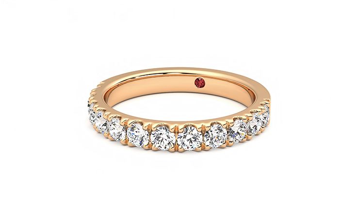 Taylor & Hart Violet Wedding Ring 360 degree image 26