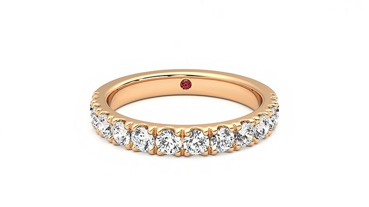Taylor & Hart Violet Wedding Ring 360 degree image 29