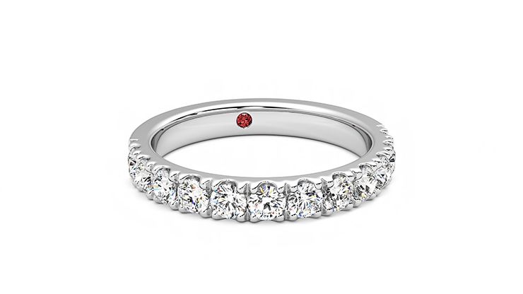 Taylor & Hart Violet Wedding Ring 360 degree image 3