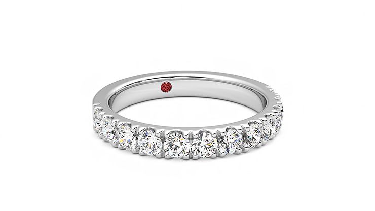 Taylor & Hart Violet Wedding Ring 360 degree image 4
