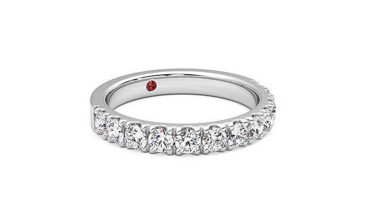 Taylor & Hart Violet Wedding Ring 360 degree image 5