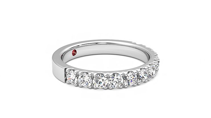 Taylor & Hart Violet Wedding Ring 360 degree image 7