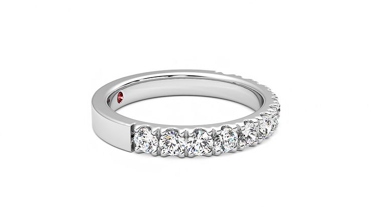 Taylor & Hart Violet Wedding Ring 360 degree image 8