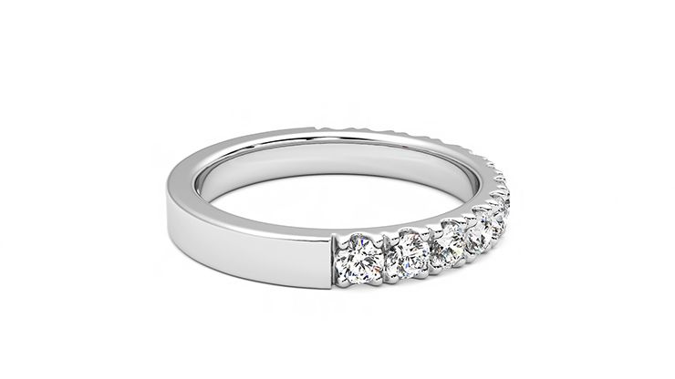 Taylor & Hart Violet Wedding Ring 360 degree image 10