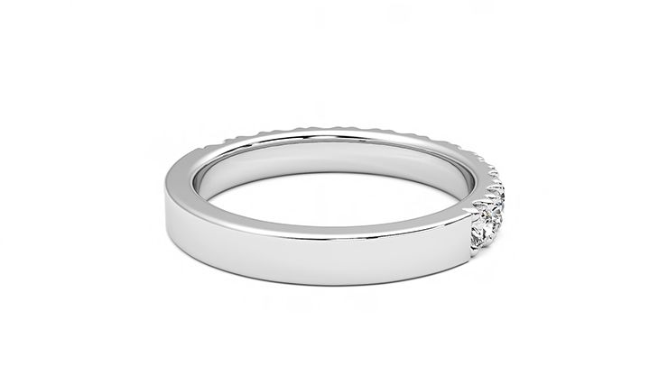 Taylor & Hart Violet Wedding Ring 360 degree image 13
