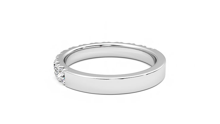 Taylor & Hart Violet Wedding Ring 360 degree image 17