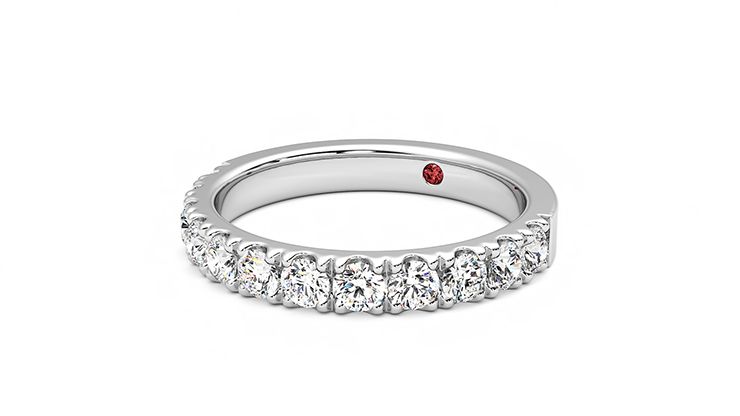 Taylor & Hart Violet Wedding Ring 360 degree image 25