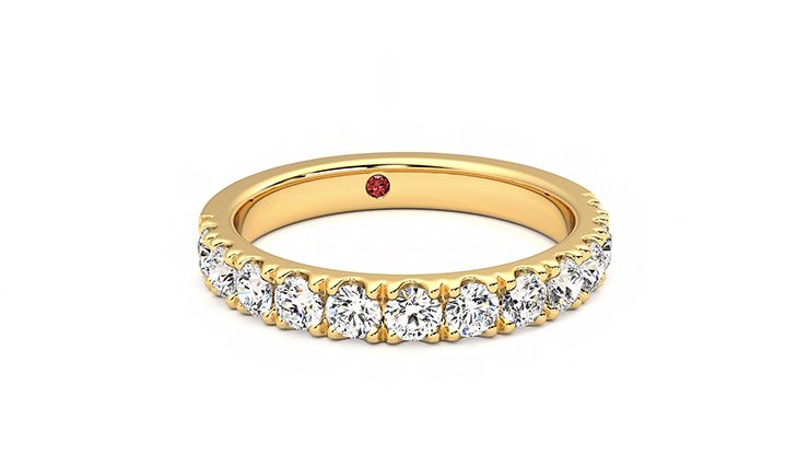Taylor & Hart Violet Wedding Ring 360 degree image 3