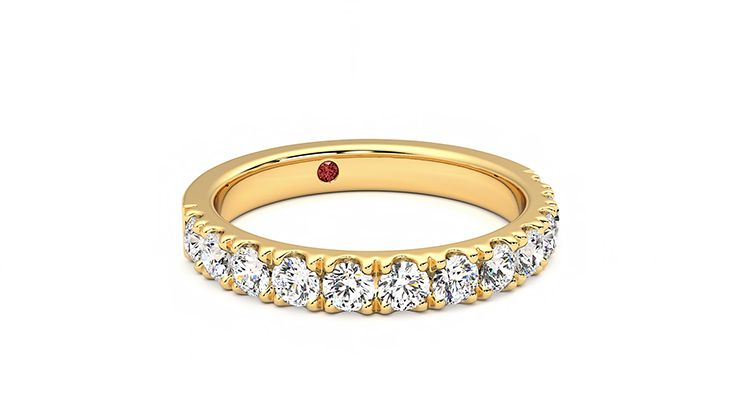 Taylor & Hart Violet Wedding Ring 360 degree image 4