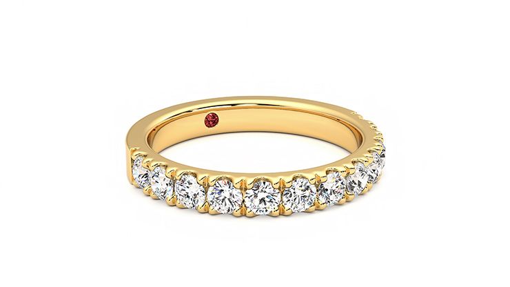 Taylor & Hart Violet Wedding Ring 360 degree image 5