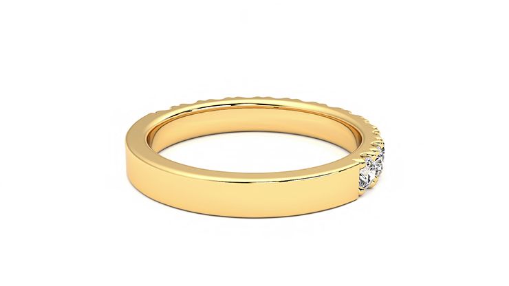Taylor & Hart Violet Wedding Ring 360 degree image 13