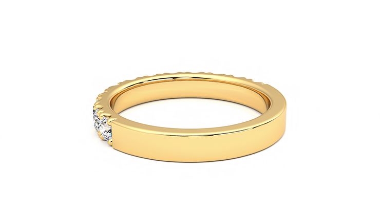 Taylor & Hart Violet Wedding Ring 360 degree image 17