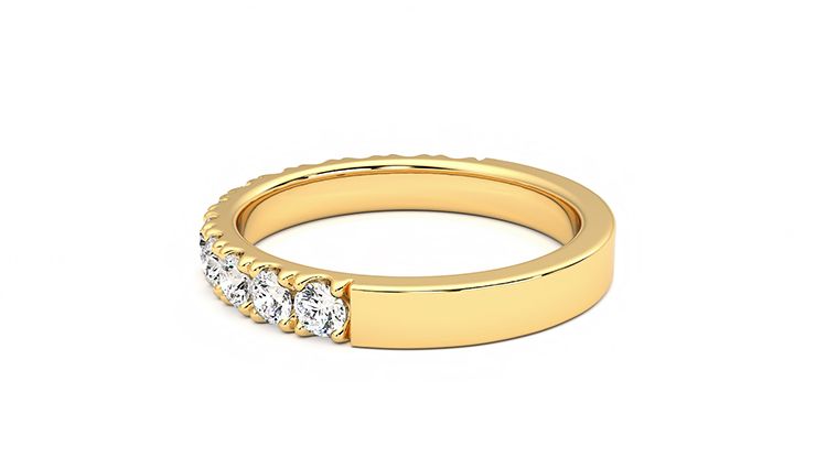 Taylor & Hart Violet Wedding Ring 360 degree image 19