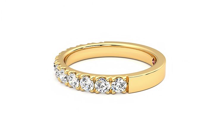 Taylor & Hart Violet Wedding Ring 360 degree image 21