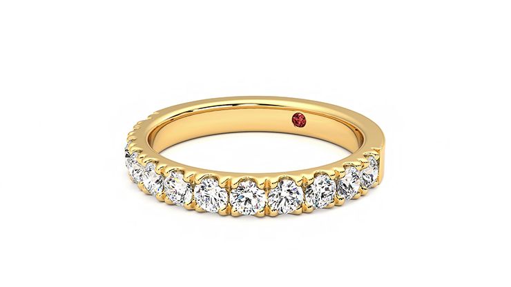 Taylor & Hart Violet Wedding Ring 360 degree image 25