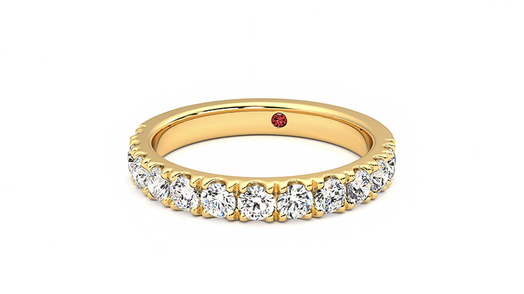 9ct White Gold Diamond Half Eternity Ring - 1/4ct - D72112 | F.Hinds  Jewellers