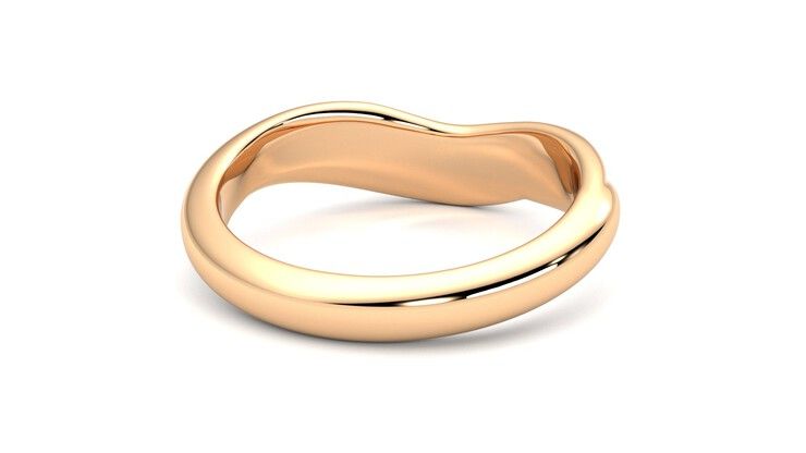 Taylor & Hart Virage Wedding Ring 360 degree image 14