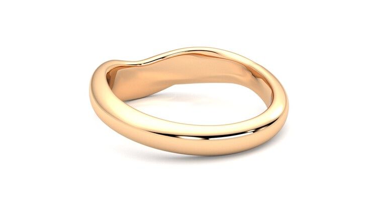Taylor & Hart Virage Wedding Ring 360 degree image 17