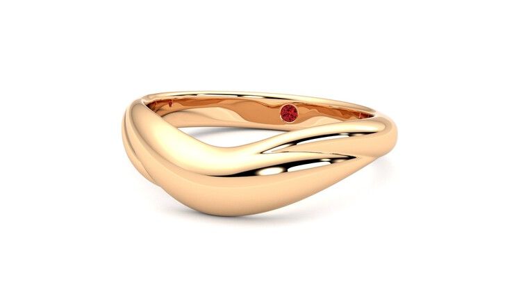 Taylor & Hart Virage Wedding Ring 360 degree image 26