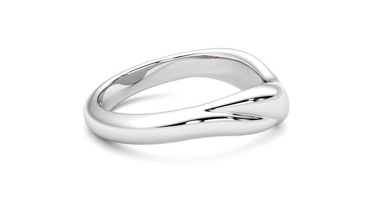 Taylor & Hart Virage Wedding Ring 360 degree image 10