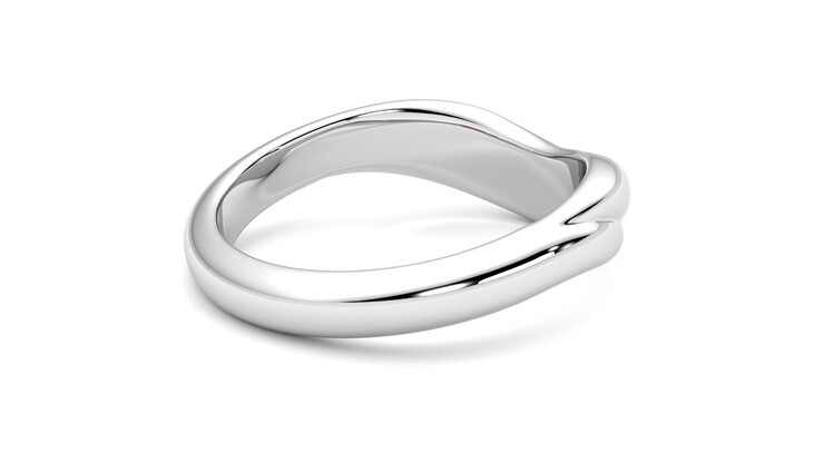 Taylor & Hart Virage Wedding Ring 360 degree image 12