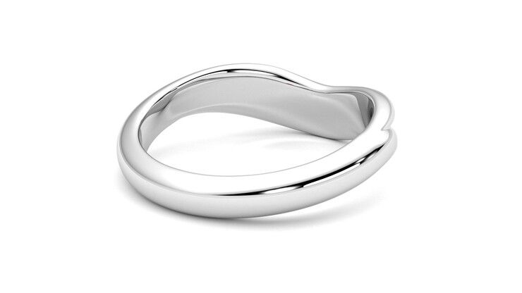 Taylor & Hart Virage Wedding Ring 360 degree image 13