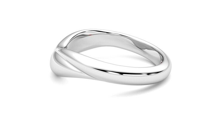 Taylor & Hart Virage Wedding Ring 360 degree image 20