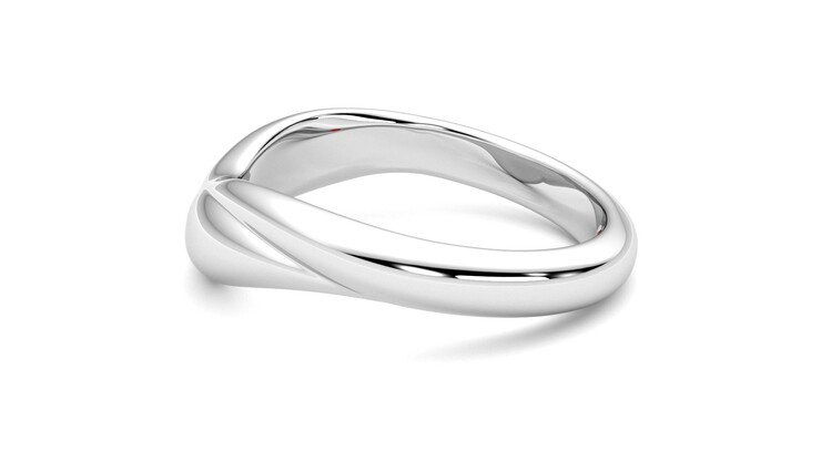 Taylor & Hart Virage Wedding Ring 360 degree image 20