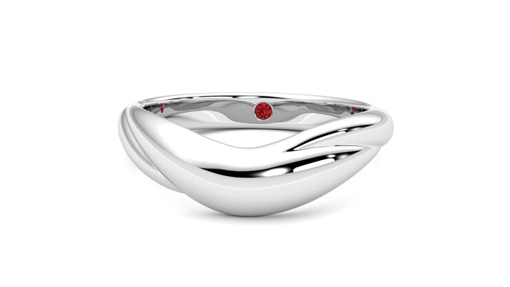 Taylor & Hart Virage Wedding Ring 360 degree image 28