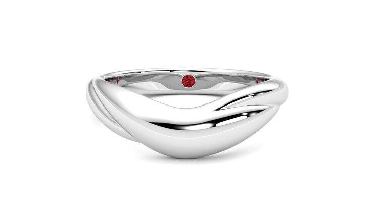Taylor & Hart Virage Wedding Ring 360 degree image 29