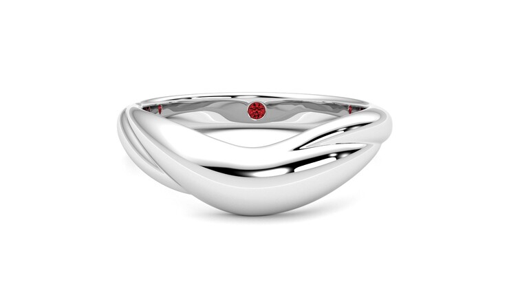 Taylor & Hart Virage Wedding Ring 360 degree image 29
