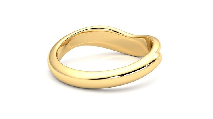 Taylor & Hart Virage Wedding Ring 360 degree image 13