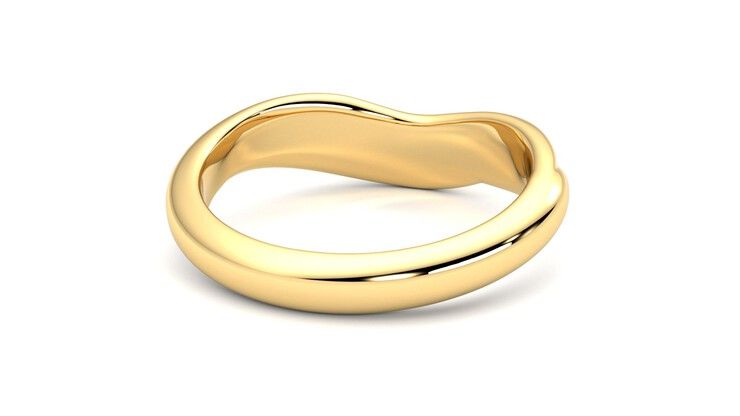 Taylor & Hart Virage Wedding Ring 360 degree image 14