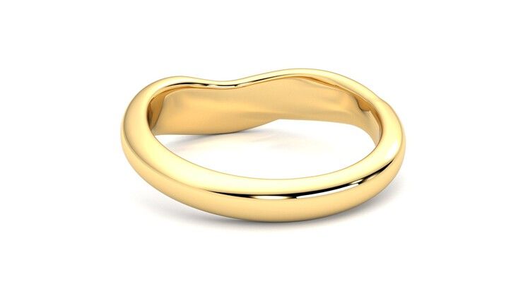 Taylor & Hart Virage Wedding Ring 360 degree image 16