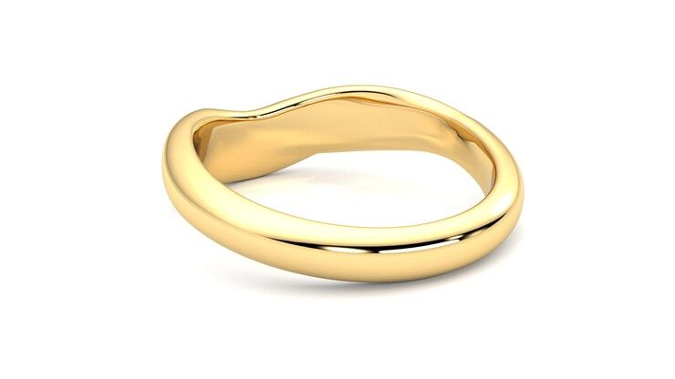Taylor & Hart Virage Wedding Ring 360 degree image 17