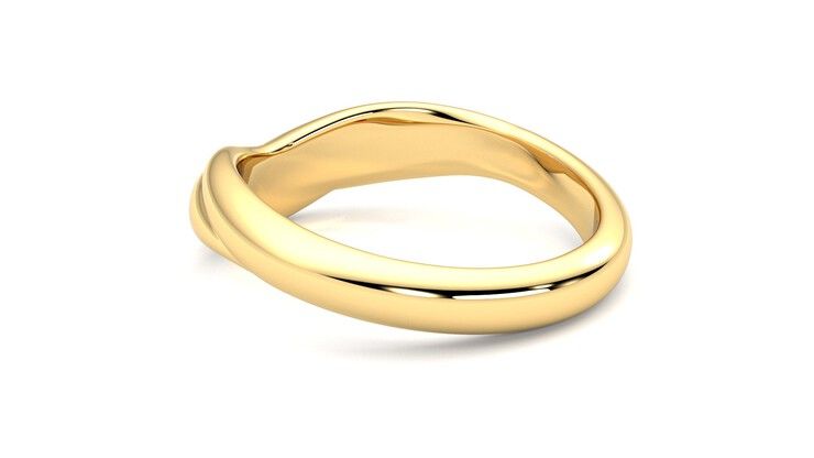 Taylor & Hart Virage Wedding Ring 360 degree image 18