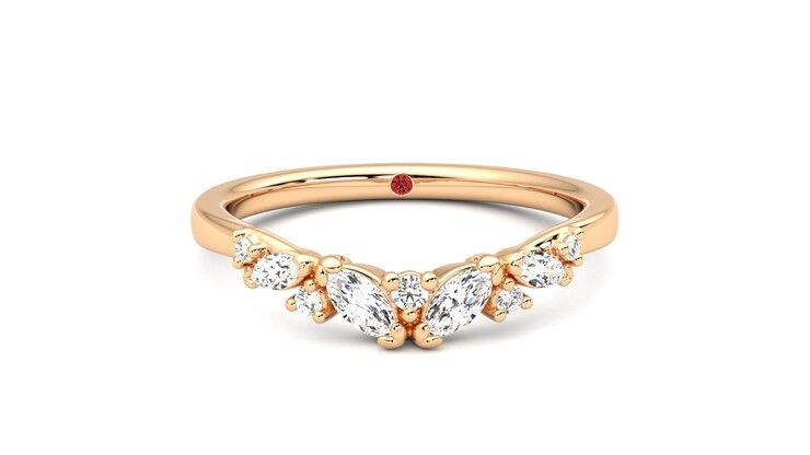 Taylor & Hart Wicklow Wedding Ring 360 degree image 1