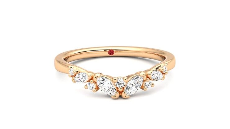 Taylor & Hart Wicklow Wedding Ring 360 degree image 2