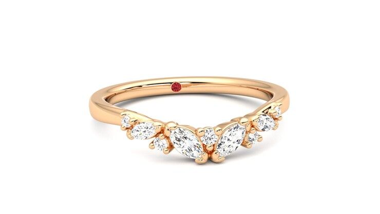 Taylor & Hart Wicklow Wedding Ring 360 degree image 3