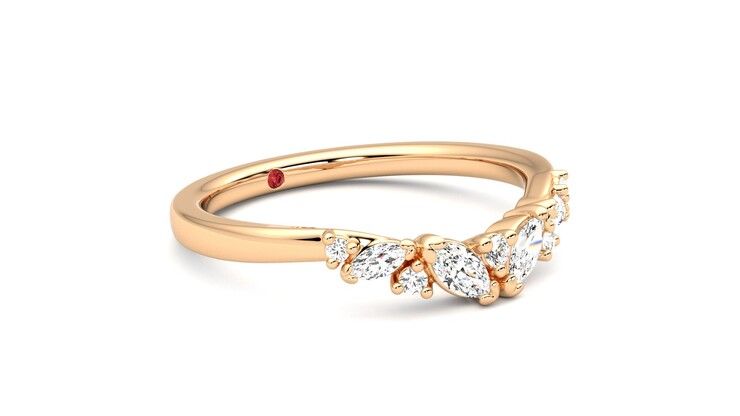 Taylor & Hart Wicklow Wedding Ring 360 degree image 6