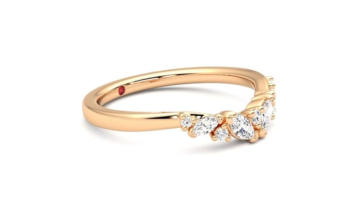 Taylor & Hart Wicklow Wedding Ring 360 degree image 7