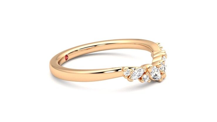 Taylor & Hart Wicklow Wedding Ring 360 degree image 8