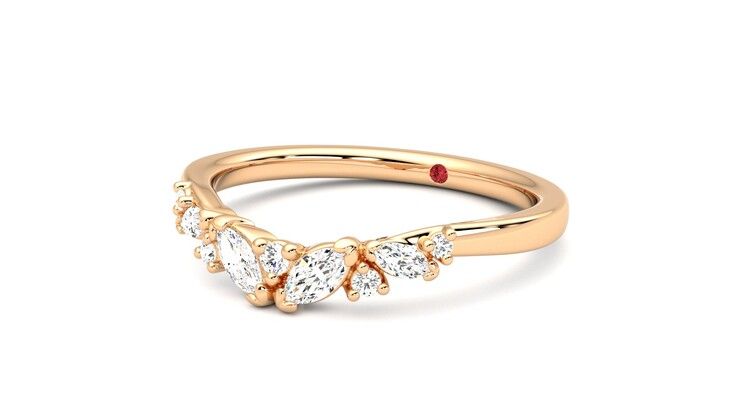Taylor & Hart Wicklow Wedding Ring 360 degree image 25