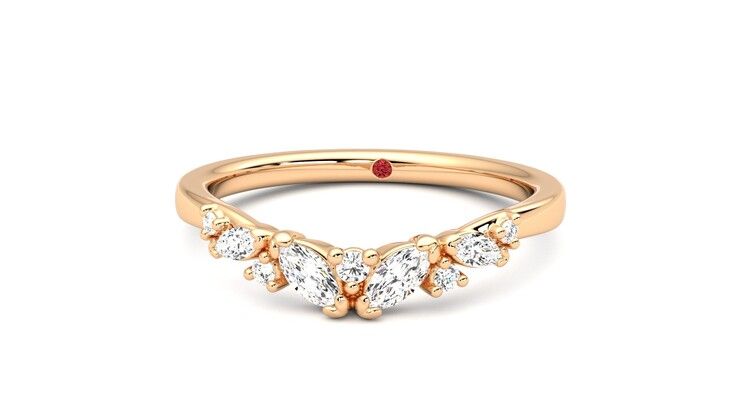 Taylor & Hart Wicklow Wedding Ring 360 degree image 28