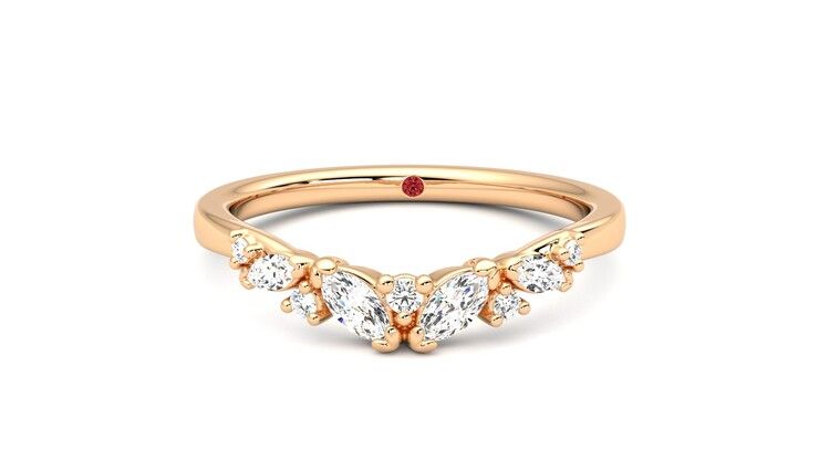 Taylor & Hart Wicklow Wedding Ring 360 degree image 29
