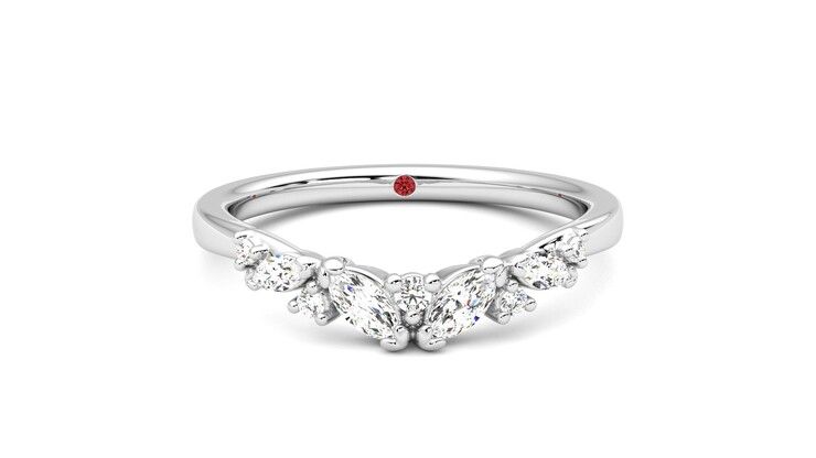 Taylor & Hart Wicklow Wedding Ring 360 degree image 1